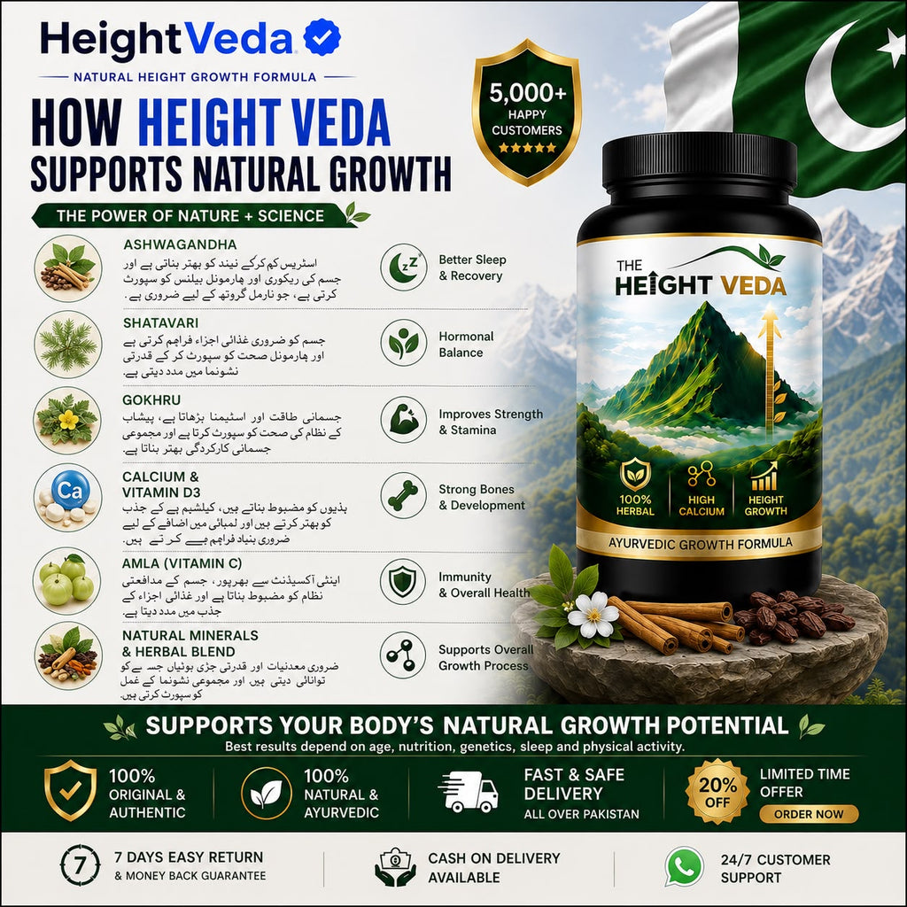 HEIGHT VEDA SUPREME  HEIGHT GROWTH FORMULA